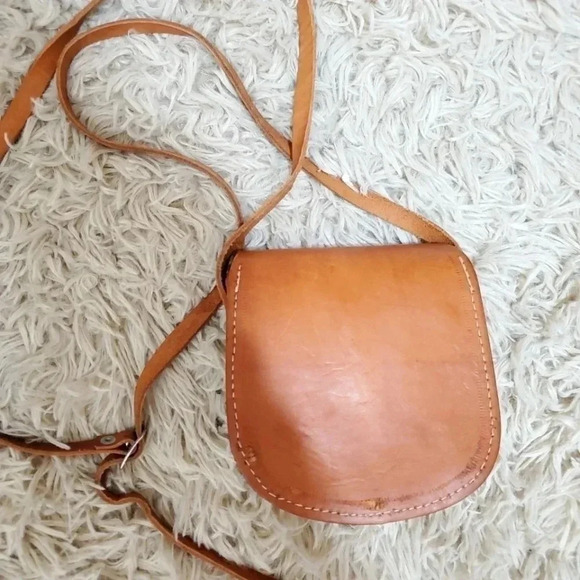 Tooled Leather mini Crossbody bag - Picture 5 of 13